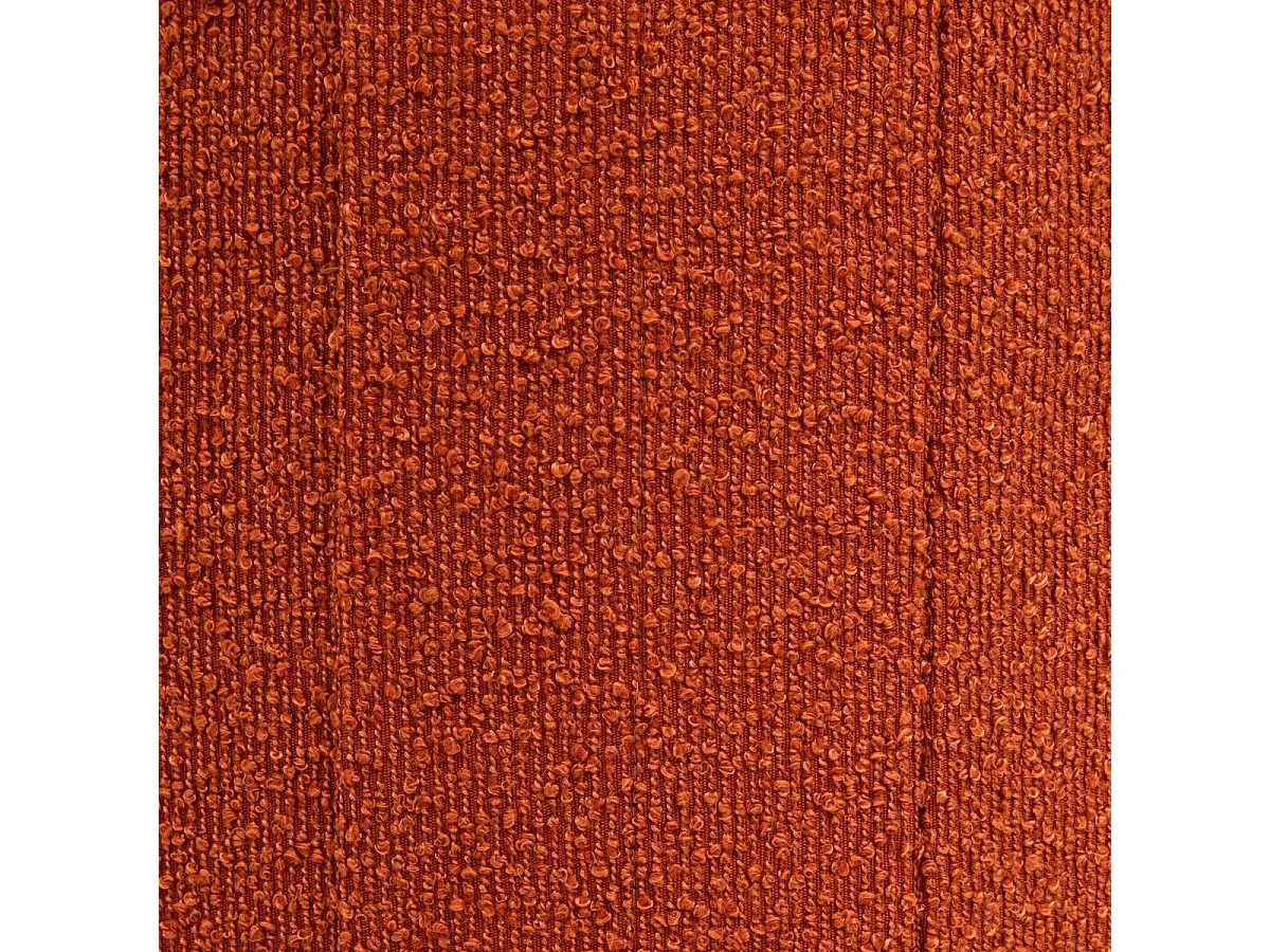 Pouf Coffre Pliant Bouclette "Fink" 38cm Ambre