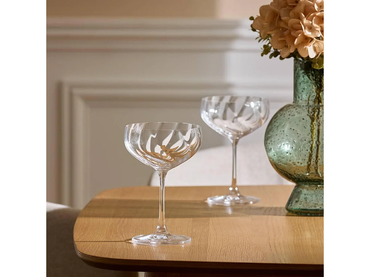 Lot de 6 Verres à Cocktail "Neva" 30cl Transparent