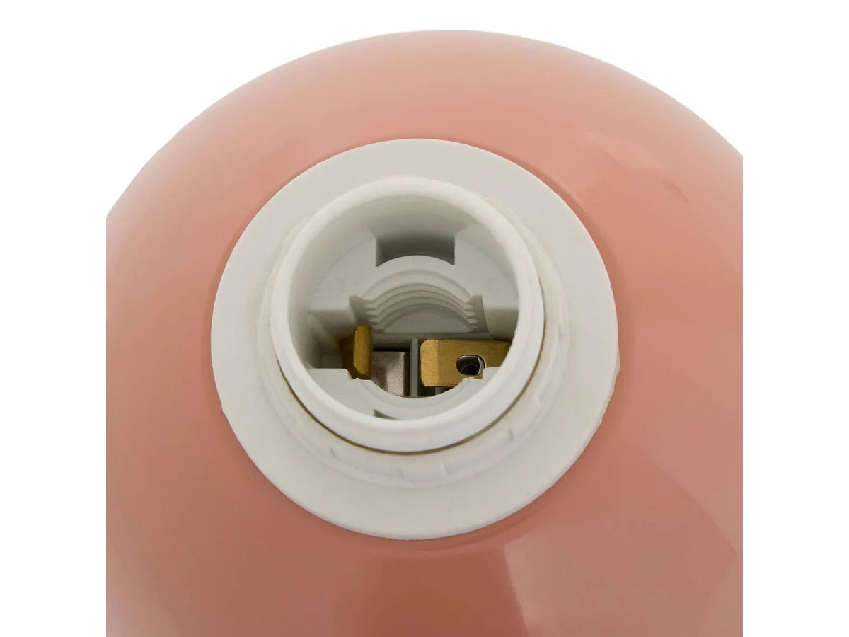 Lampe à Poser Bicolore "Lito" 37cm Rose