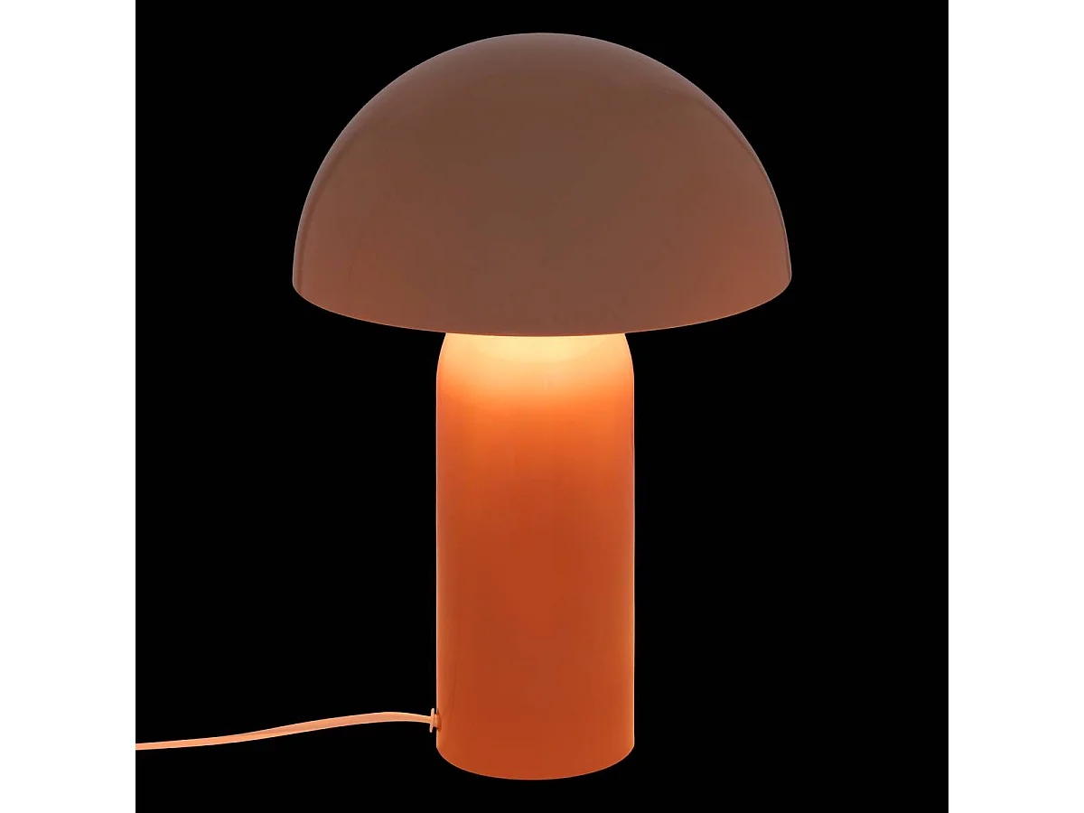 Lampe à Poser Bicolore "Lito" 37cm Rose