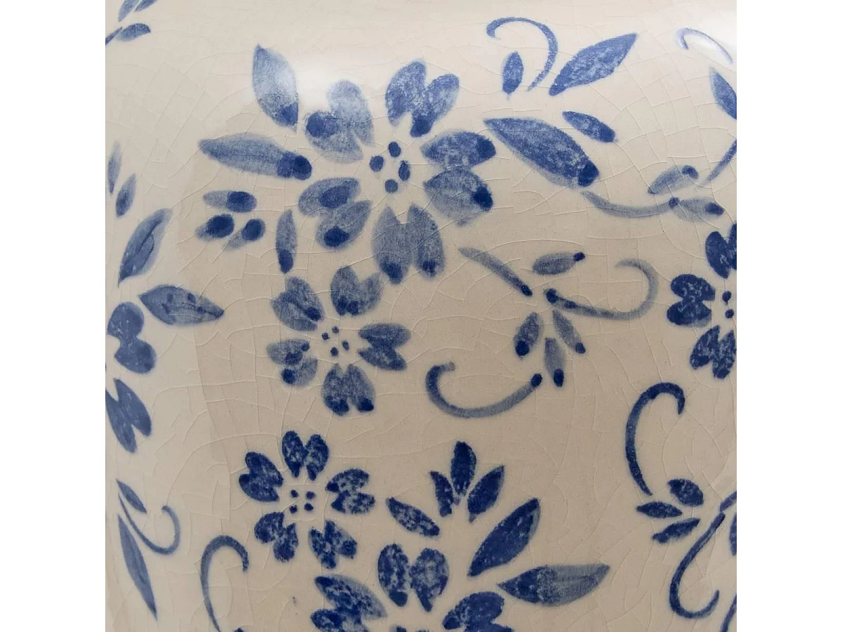 Vase Lisière en Dolomite "Japo" 23cm Bleu Clair