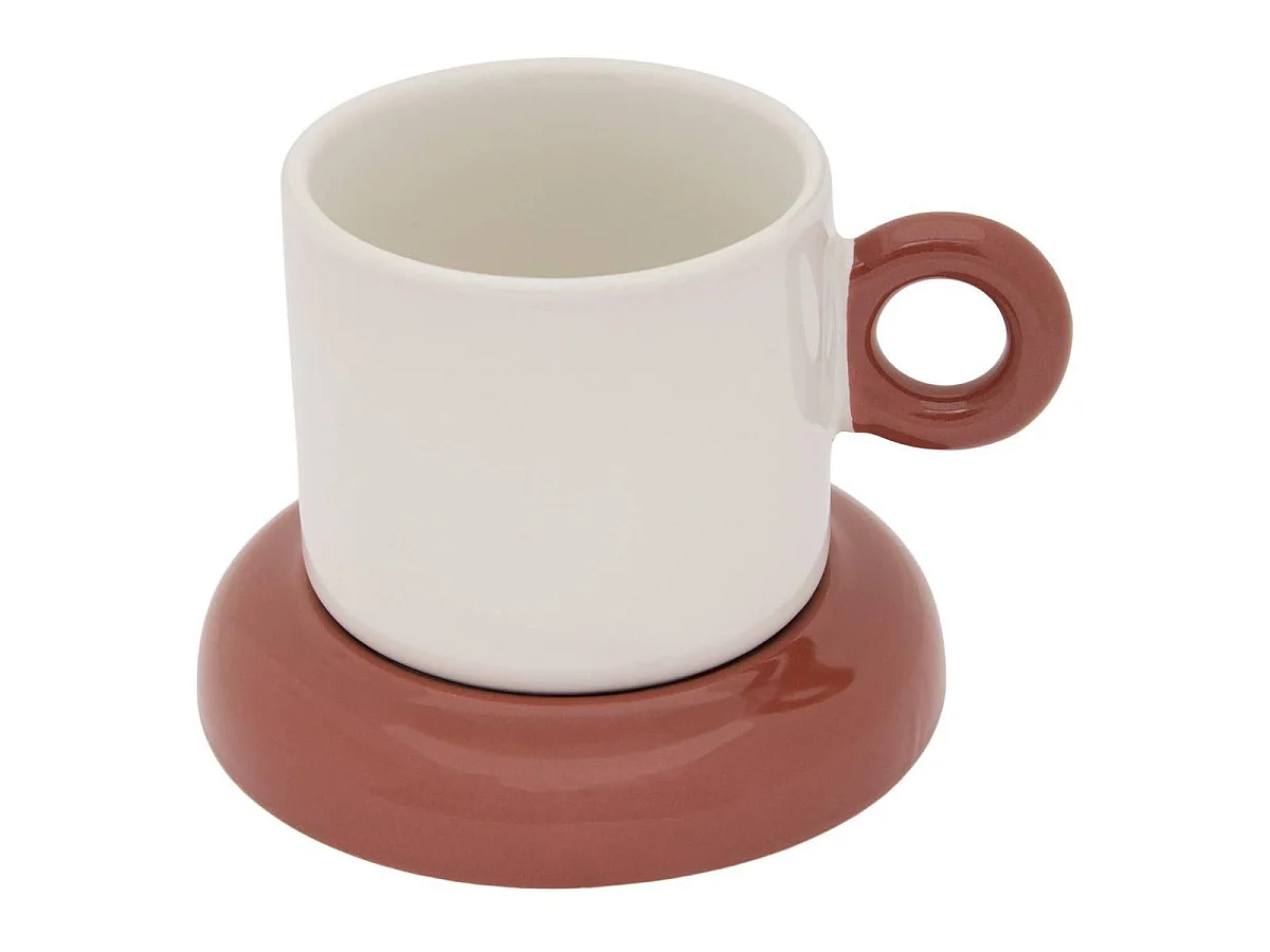 Coffret 4 Tasses à Espresso "Homy" 11cl Multicolore