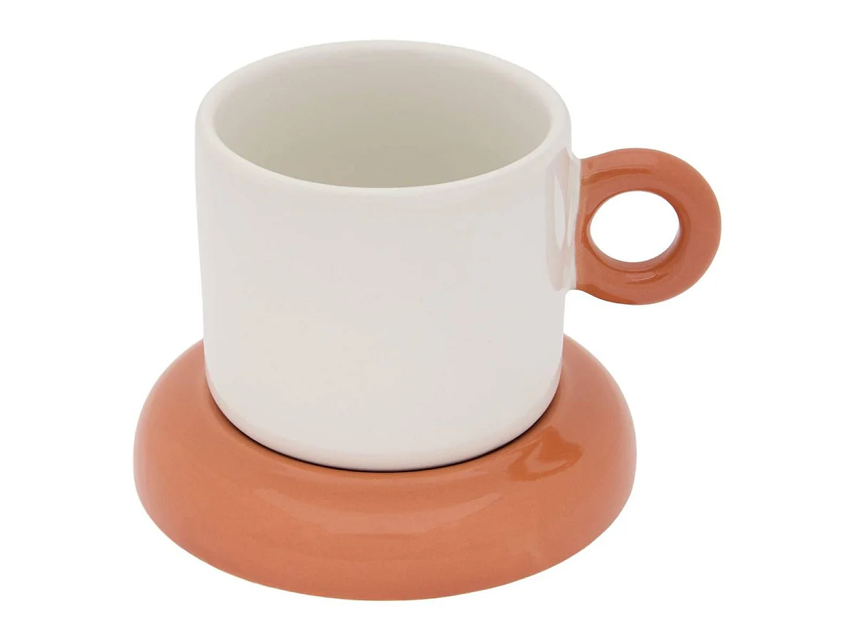 Coffret 4 Tasses à Espresso "Homy" 11cl Multicolore