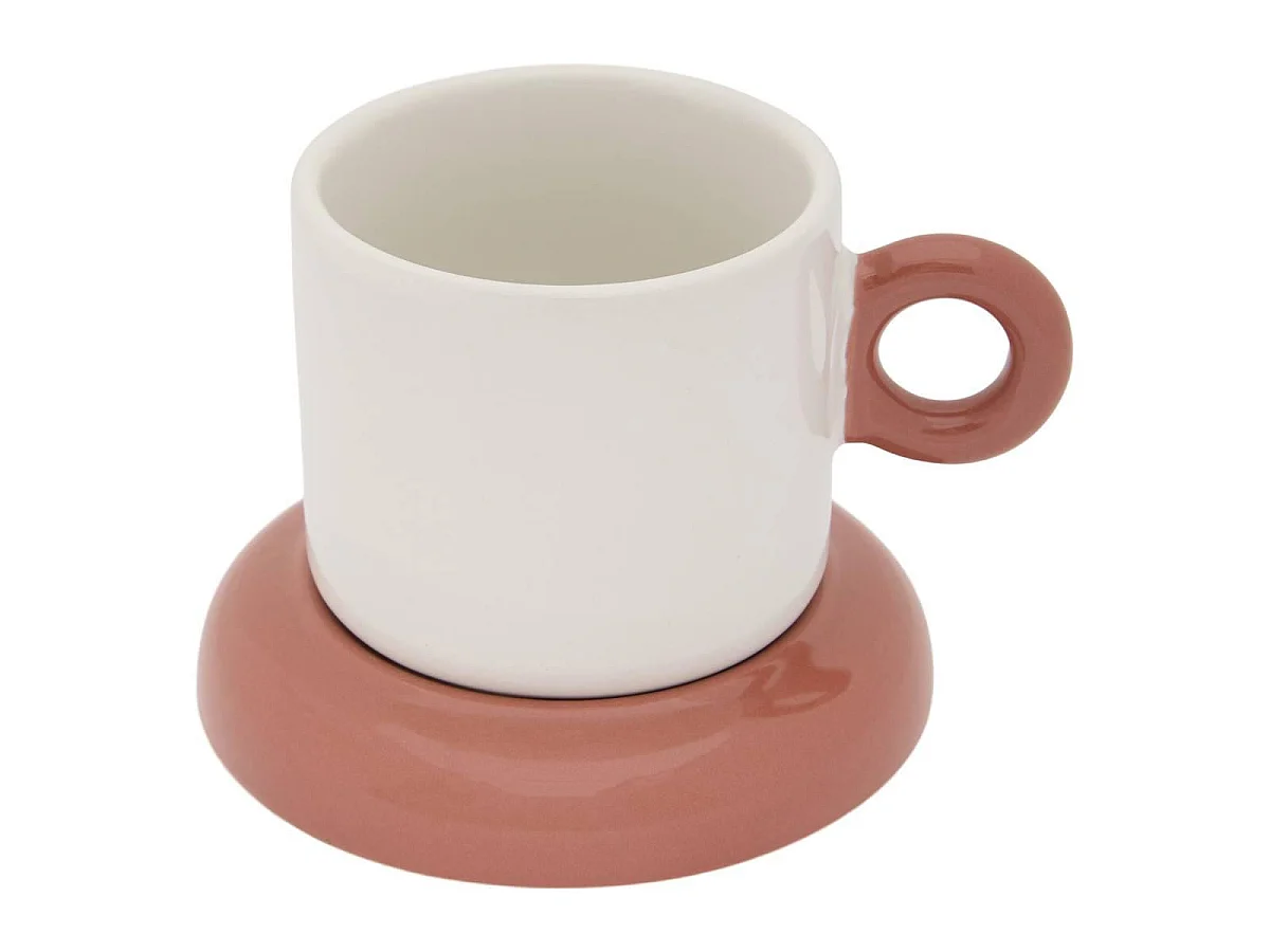 Coffret 4 Tasses à Espresso "Homy" 11cl Multicolore