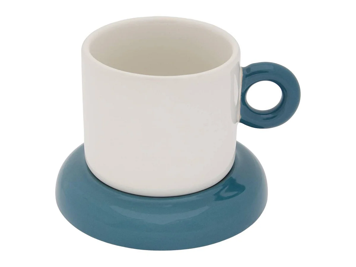 Coffret 4 Tasses à Espresso "Homy" 11cl Multicolore
