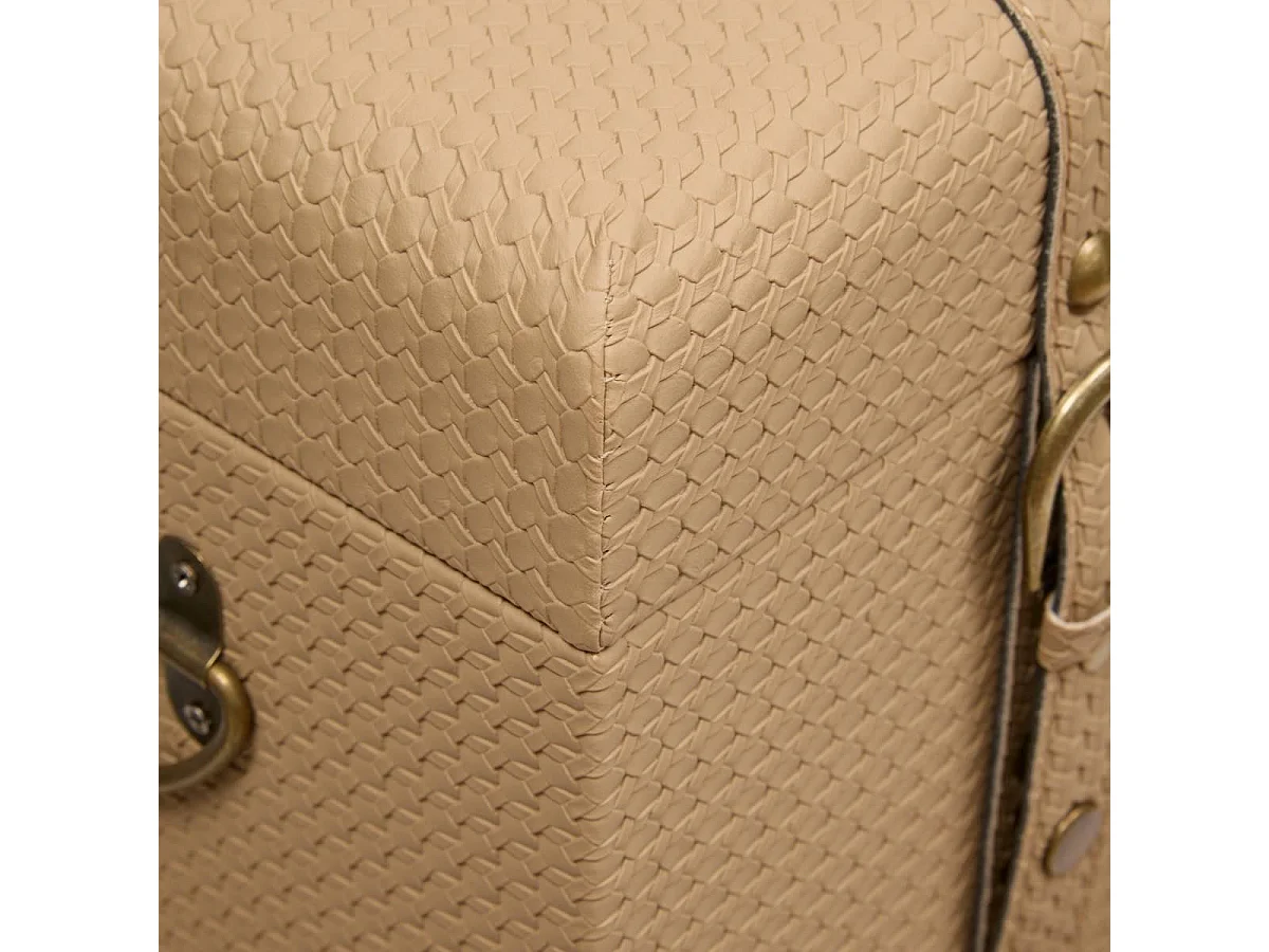 Lot de 3 Malles de Rangement "Bonie" 60cm Taupe