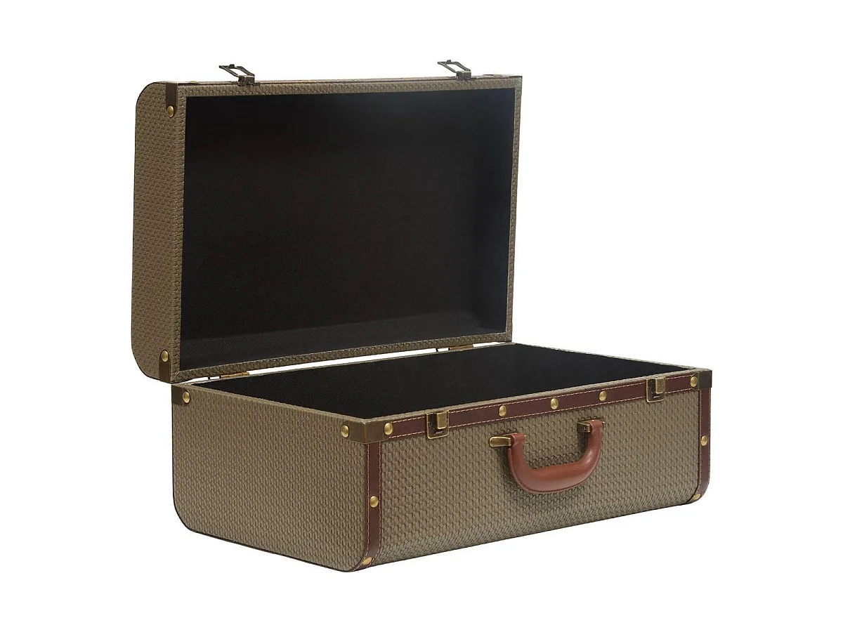 Lot de 2 Malles Valises "Bonie" 45cm Kaki