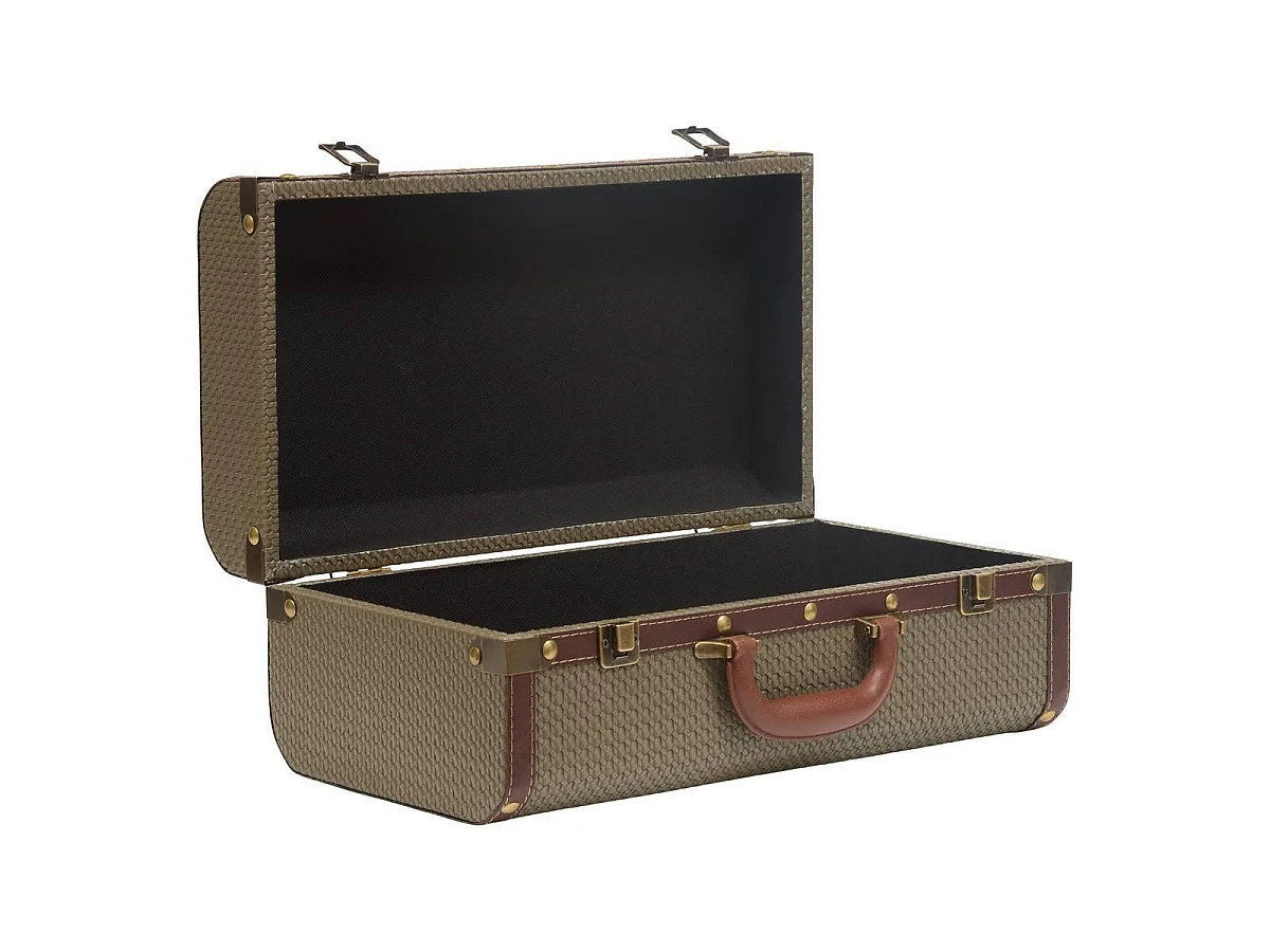 Lot de 2 Malles Valises "Bonie" 45cm Kaki