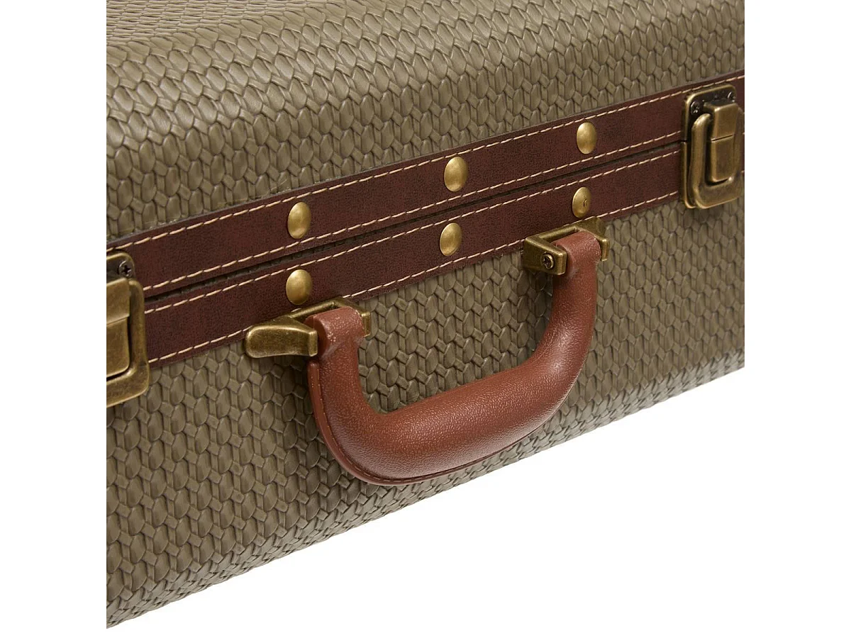 Lot de 2 Malles Valises "Bonie" 45cm Kaki
