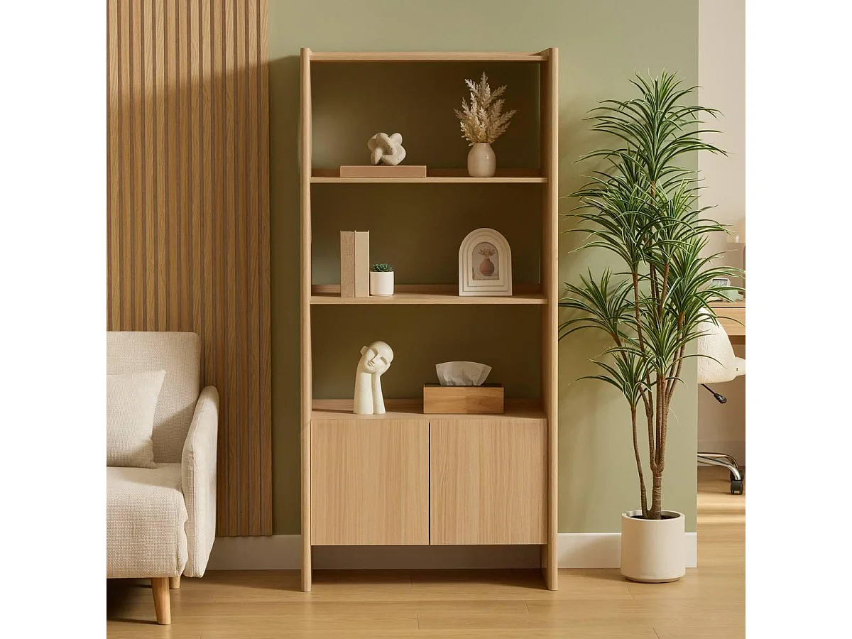 Boîte à Mouchoirs en Bois "Bonie" 27cm Kaki