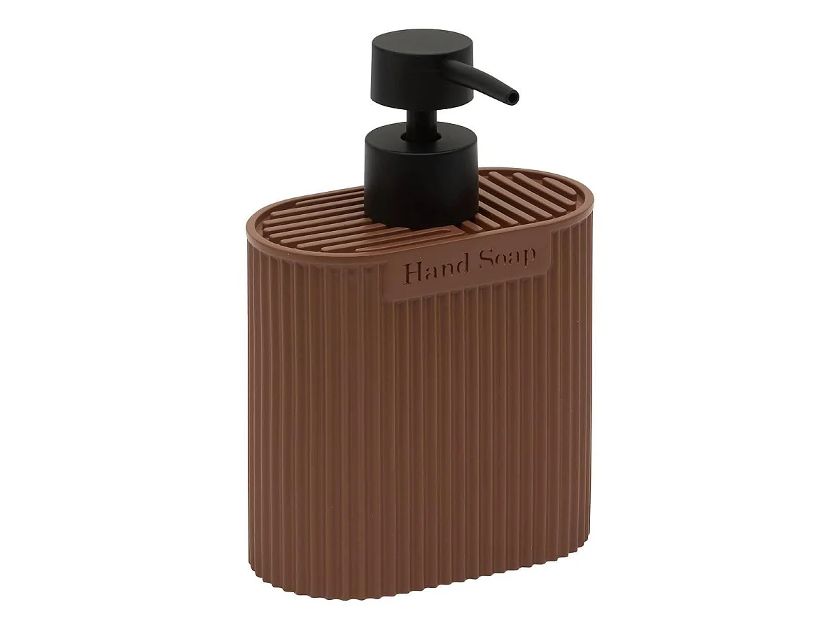 Lot de 2 Distributeurs de Savon "Terra" 24cm Marron