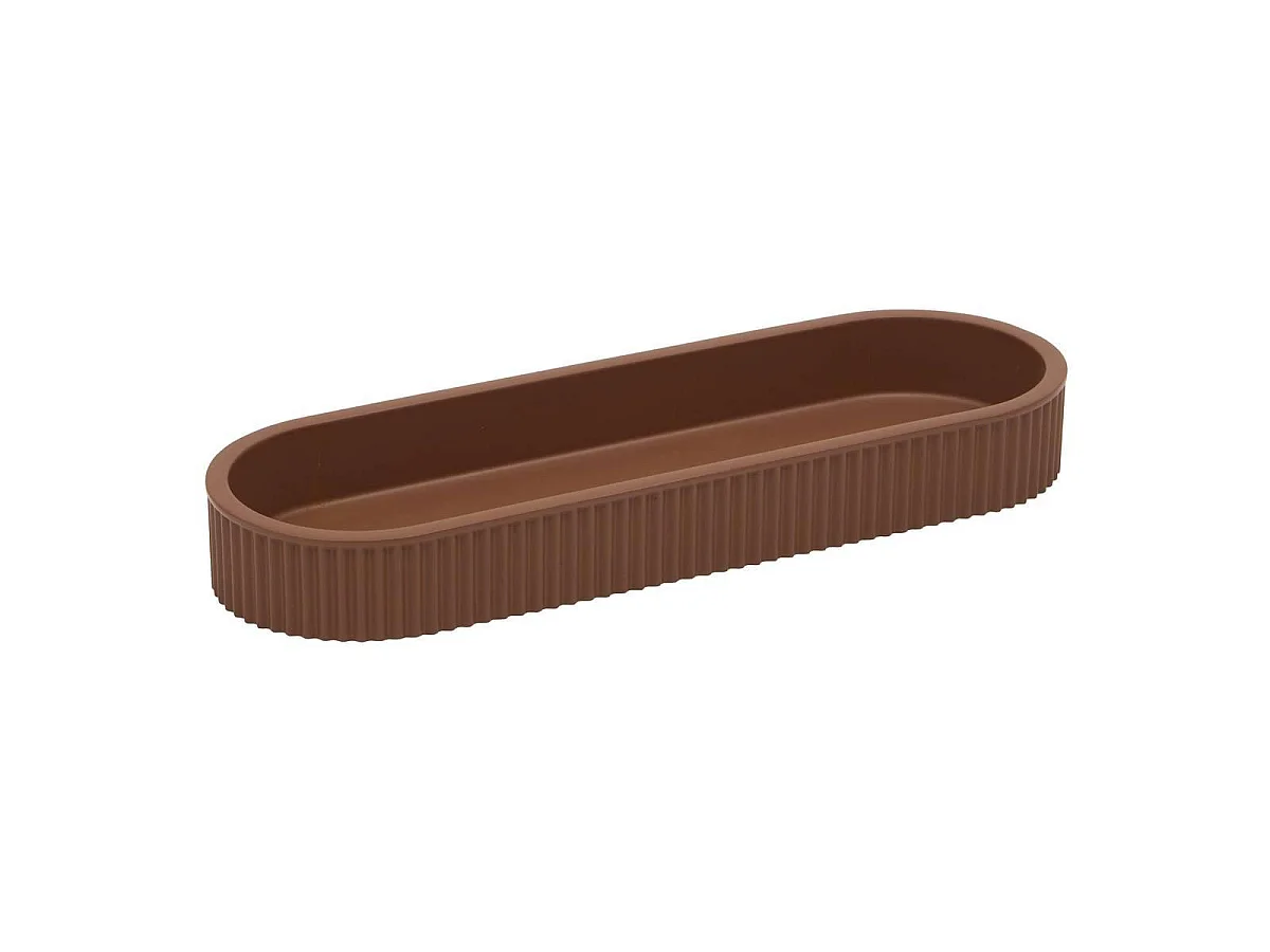 Lot de 2 Distributeurs de Savon "Terra" 24cm Marron