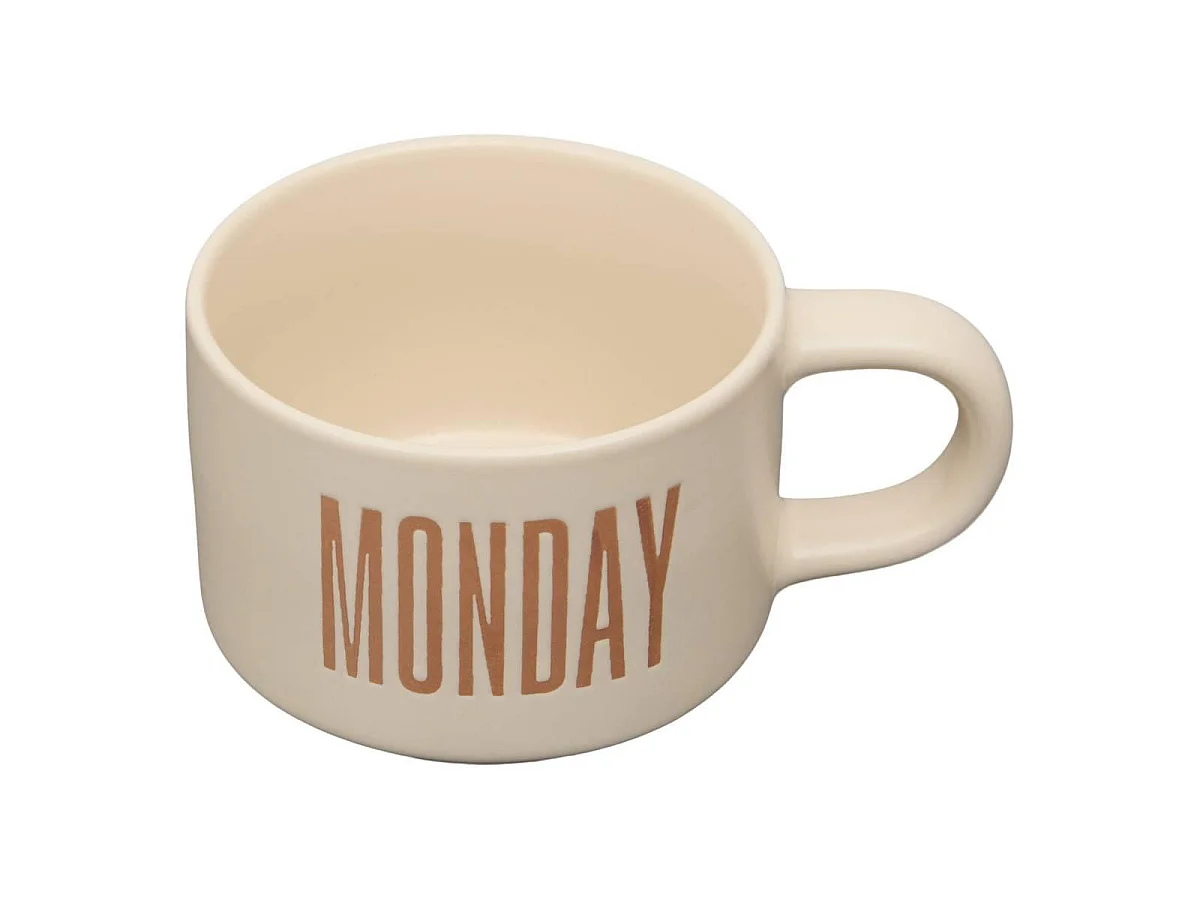 Lot de 5 Mugs sur Rack "Break Time" 19cl Multicolore