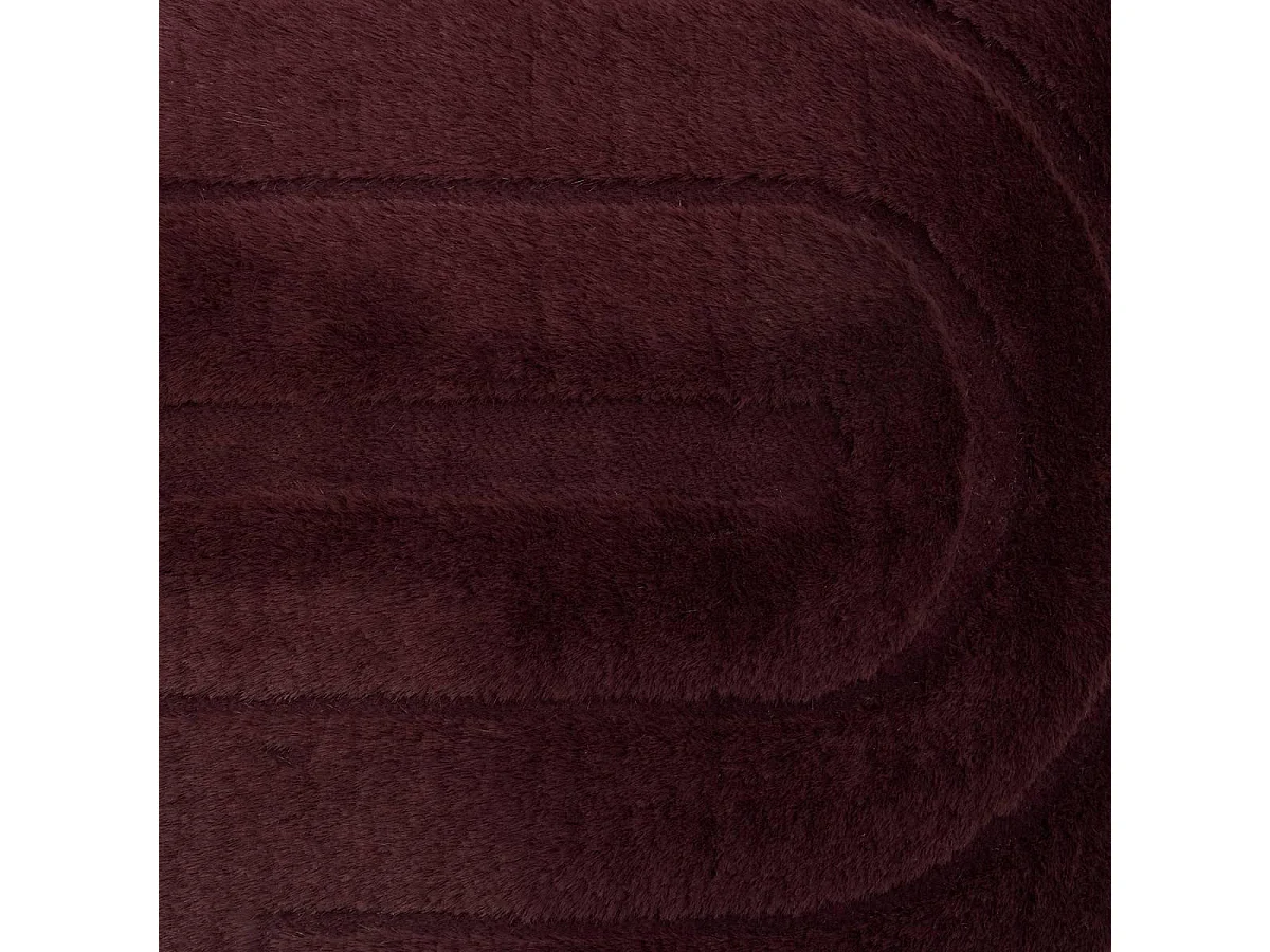 Coussin Imitation Fourrure "Arka" 45x45cm Marron
