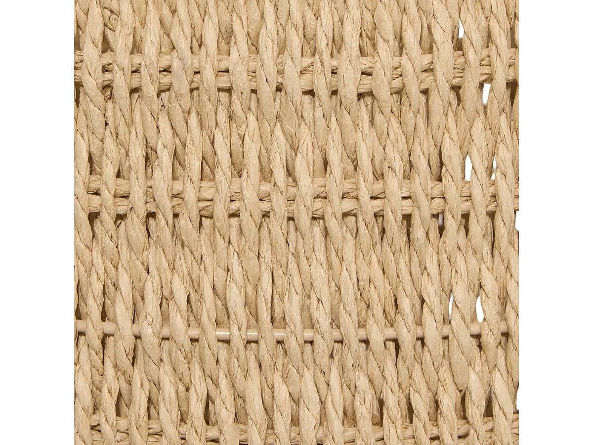 Lot de 3 Paniers à Festons "Cyrielle" 34cm Naturel