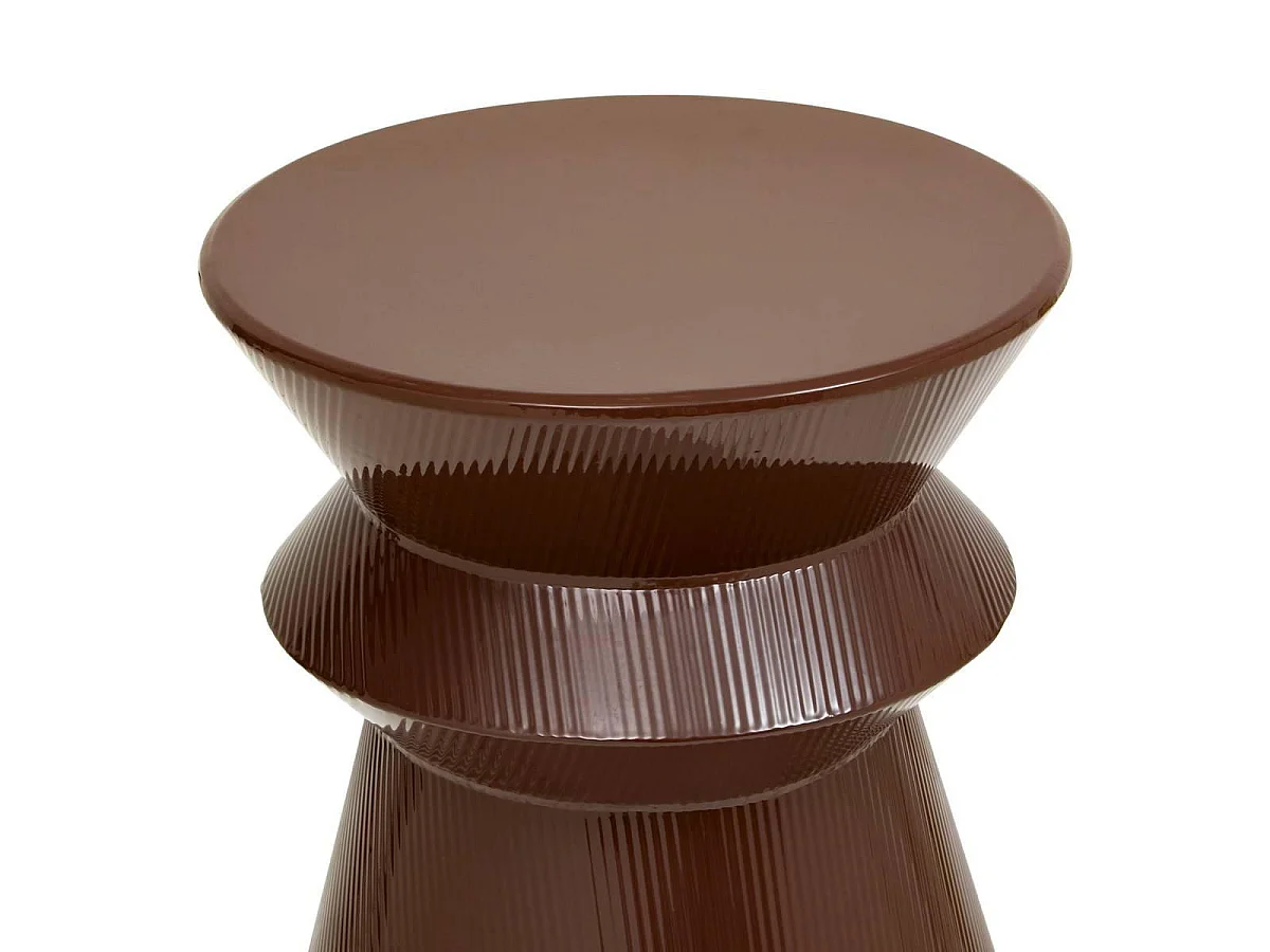 Table d'Appoint Totem "Maya" 35cm Marron