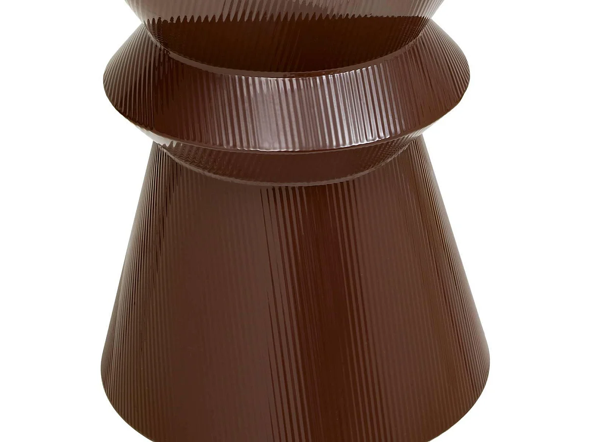 Table d'Appoint Totem "Maya" 35cm Marron