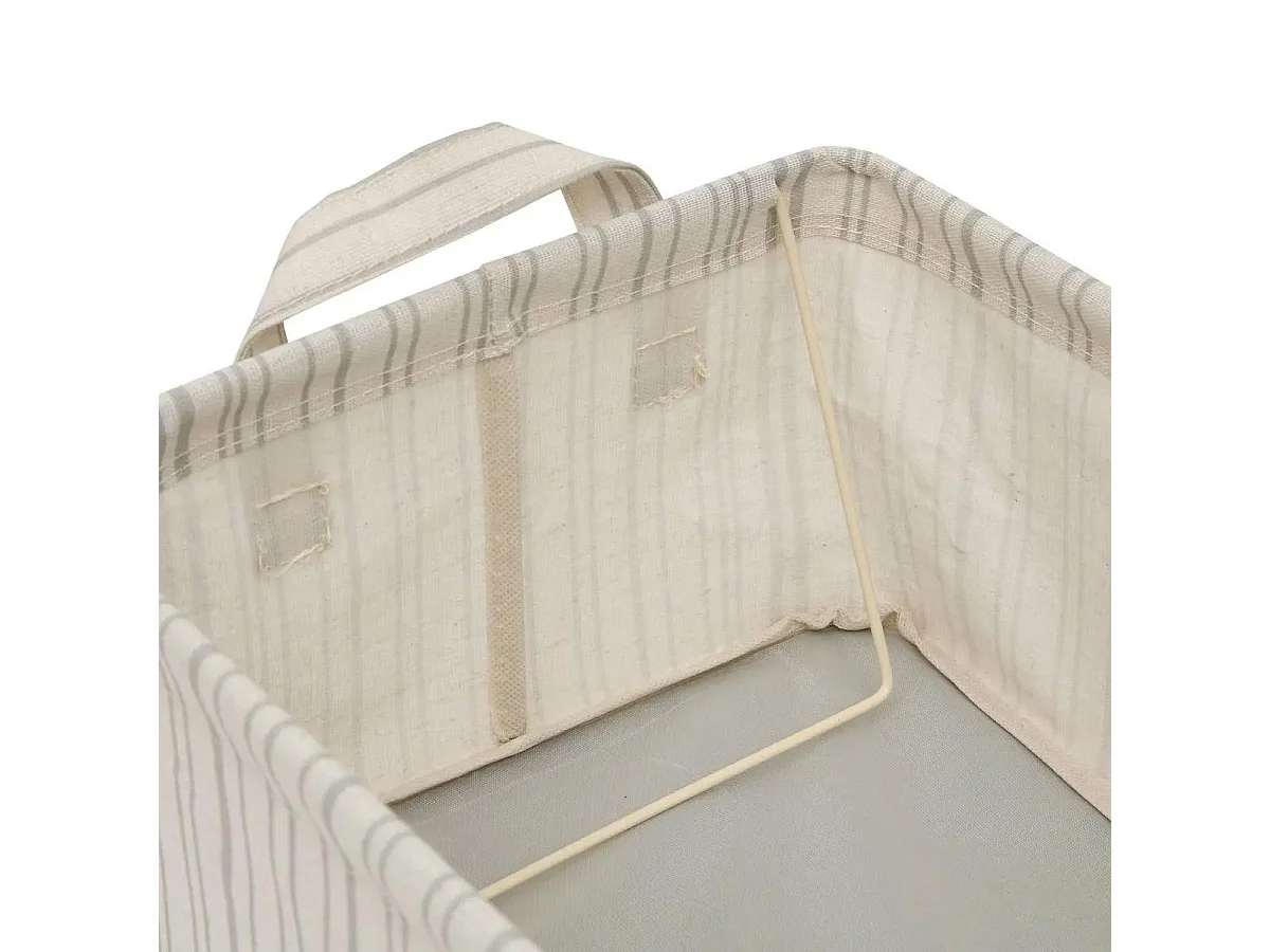 Panier de Rangement Pliable "Silnéa" 35cm Beige Lin