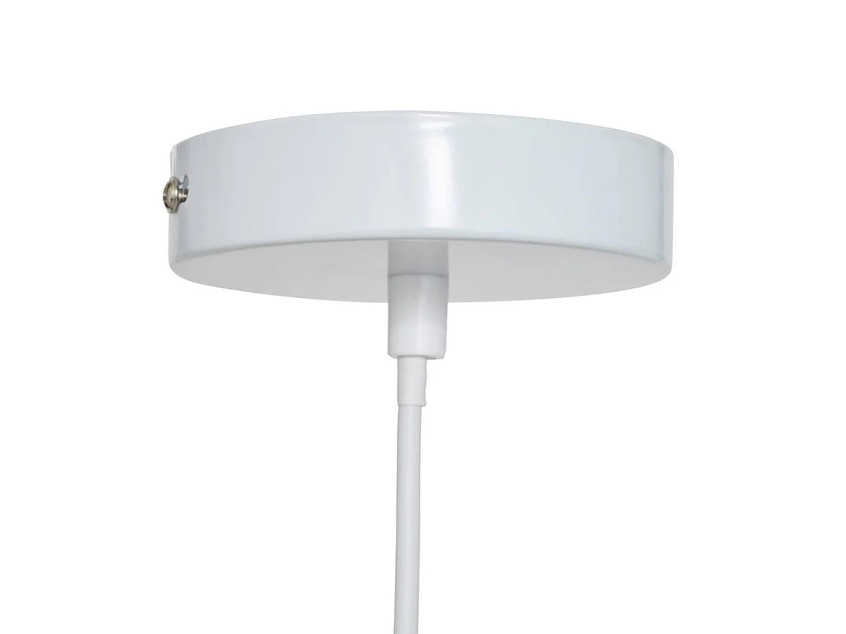 Lampe Suspension Ondulée "Galt" 38cm Blanc