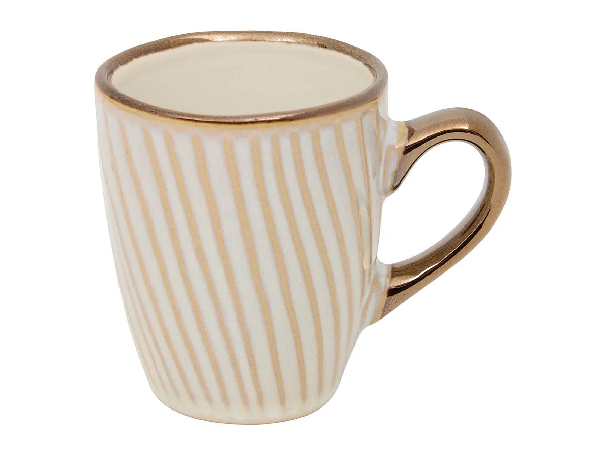 Coffret 2 Tasses & 2 Soucoupes "Ella" 9cl Blanc