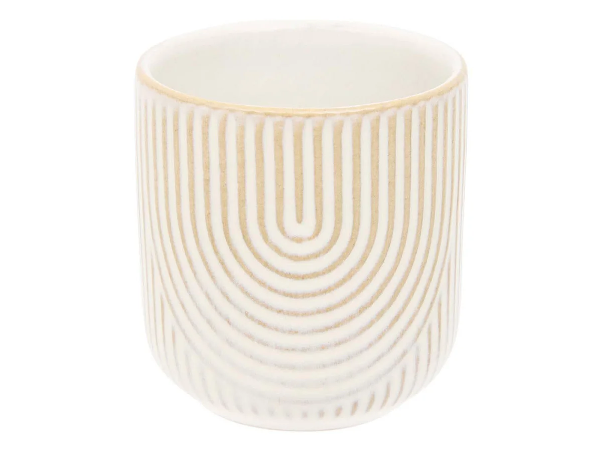 Lot de 6 Tasses à Espresso "Lya" 10cl Blanc
