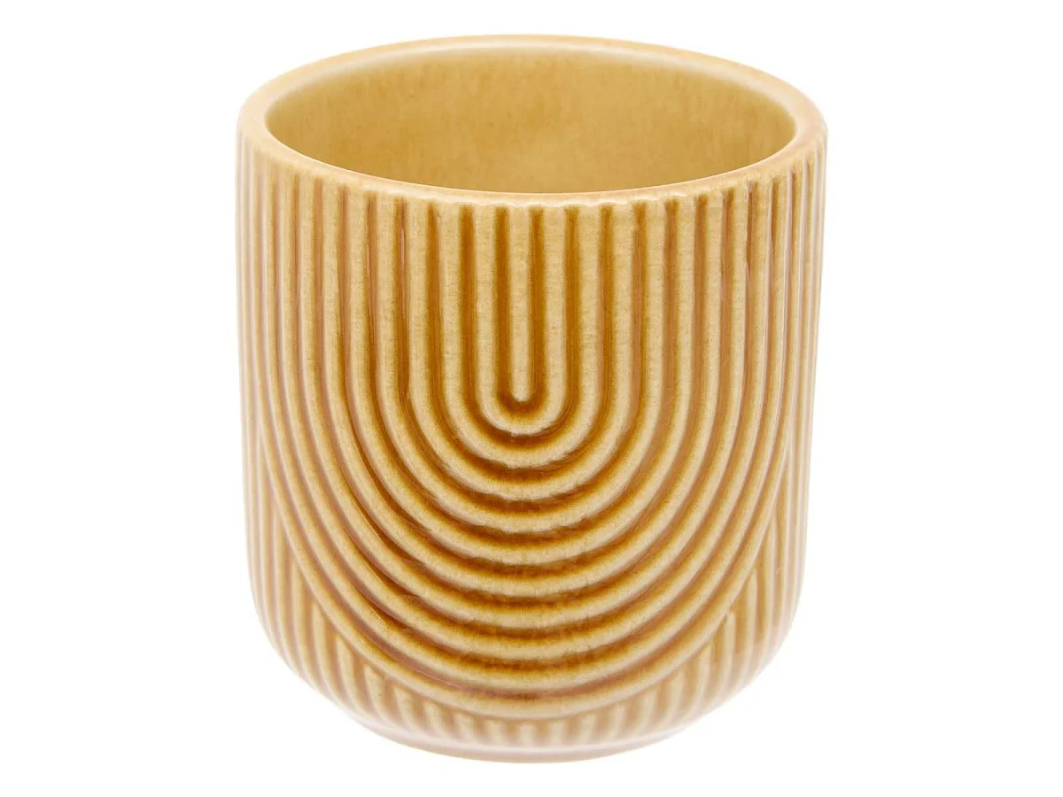 Lot de 6 Tasses à Espresso "Lya" 10cl Ocre