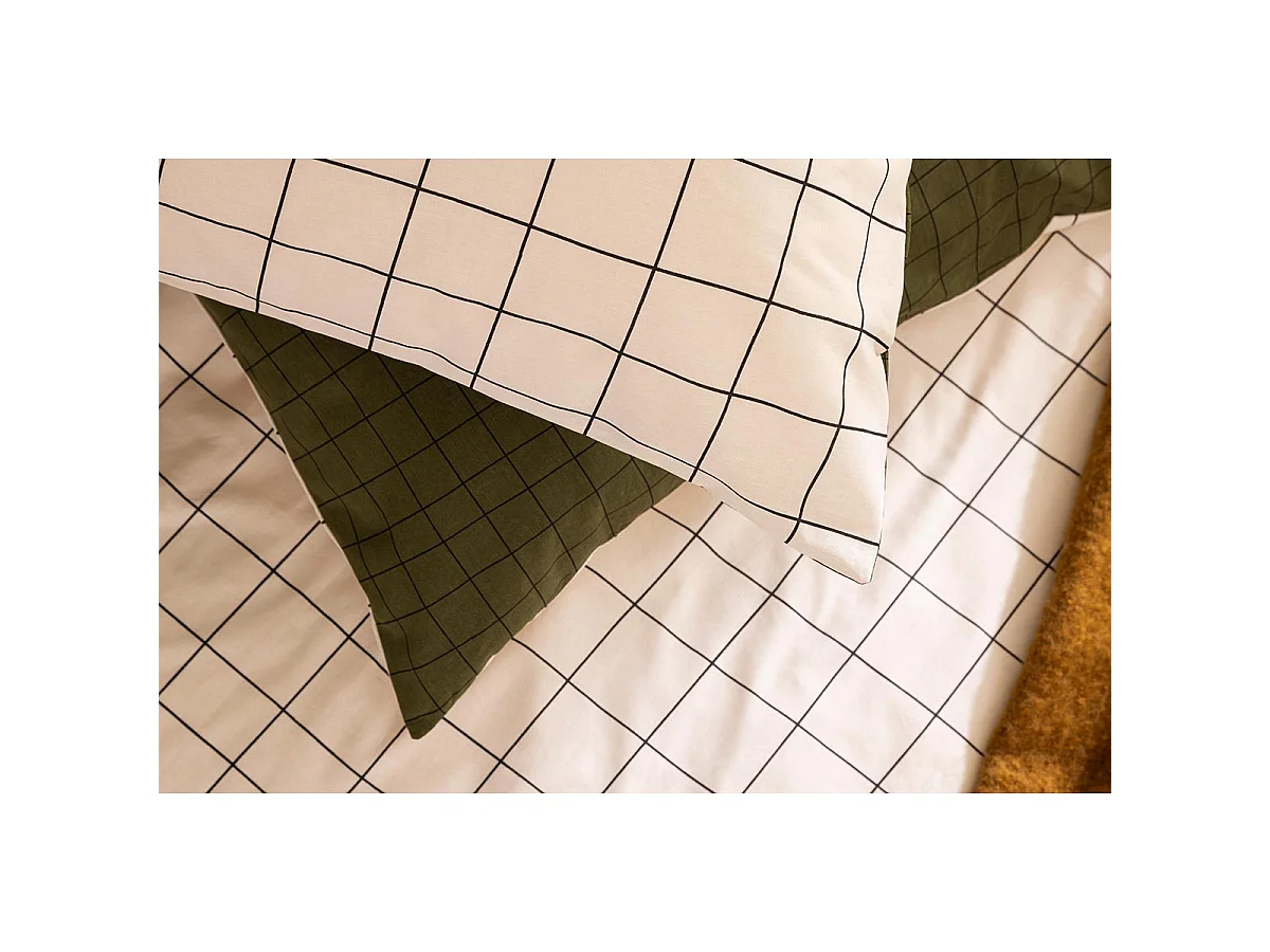 Parure de Lit 3 Pièces "Maati" 240x220cm Beige