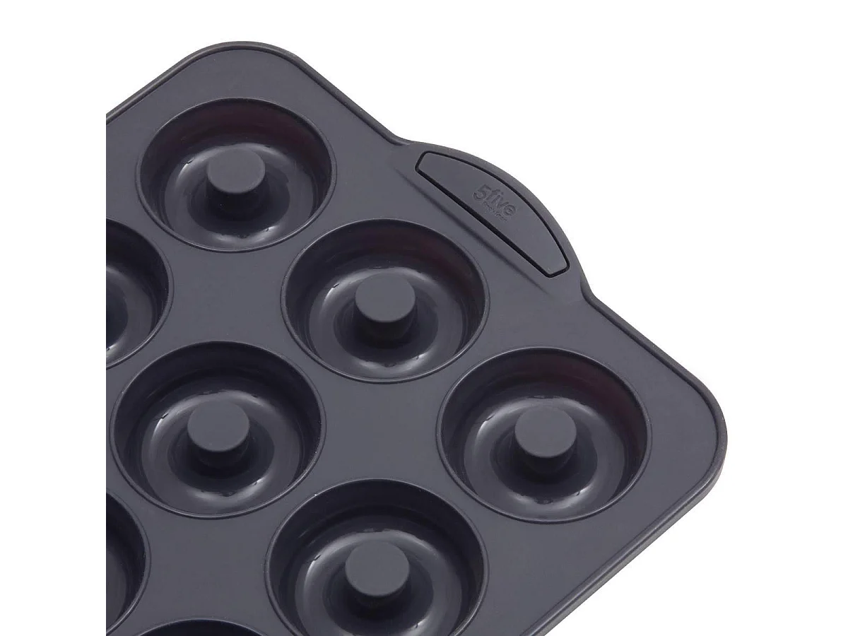 Moule 12 Mini Donuts Silicone "Silitop" 35cm Gris