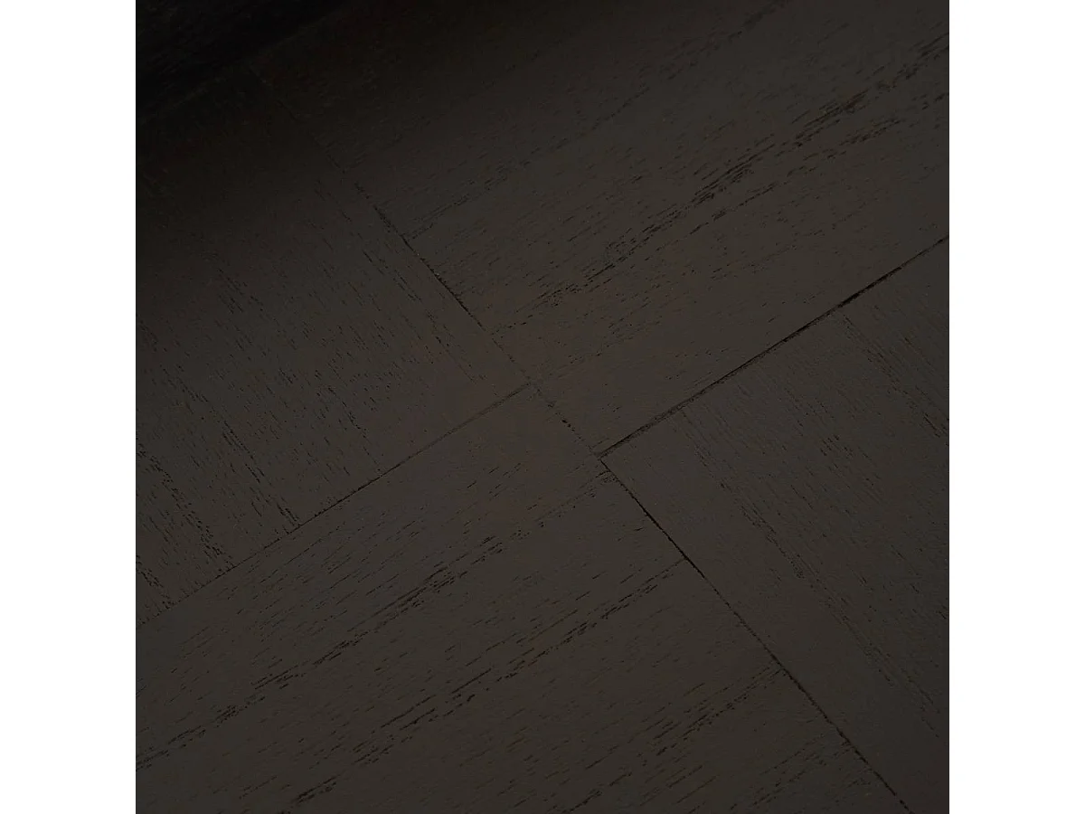 Lot de 2 Plateaux Déco "Saël" 48cm Noir & Naturel