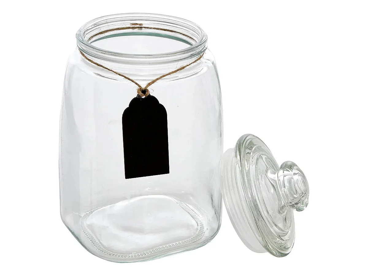 Bonbonnière en Verre "Bonby" 20cm Transparent