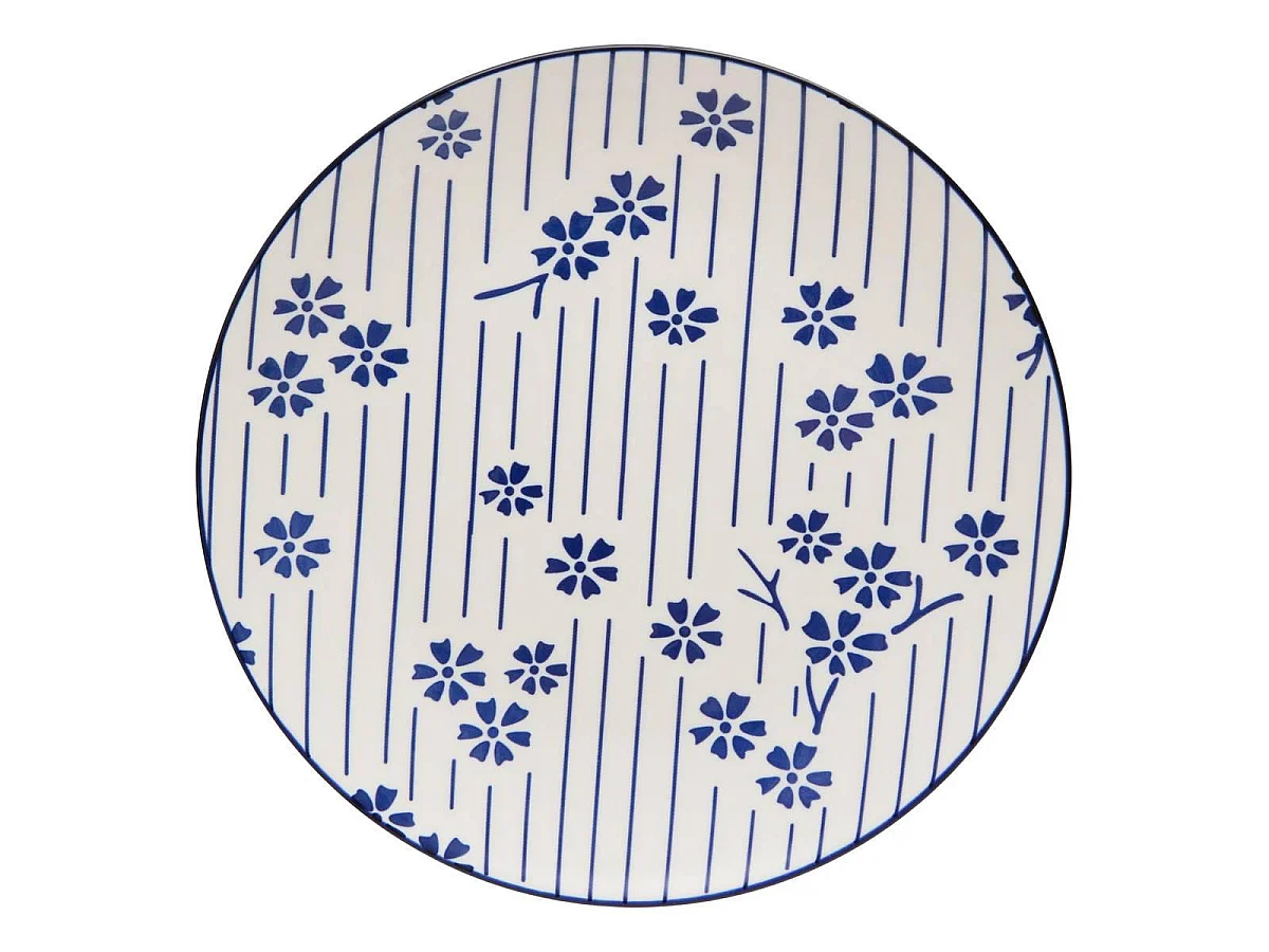 Service de Table 12 Pièces "Mizu" 27cm Bleu