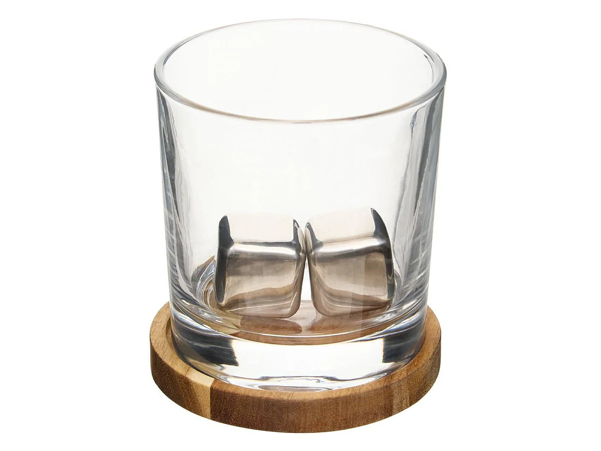 Coffret Whisky 8 Pièces "Jules" 9cm Transparent
