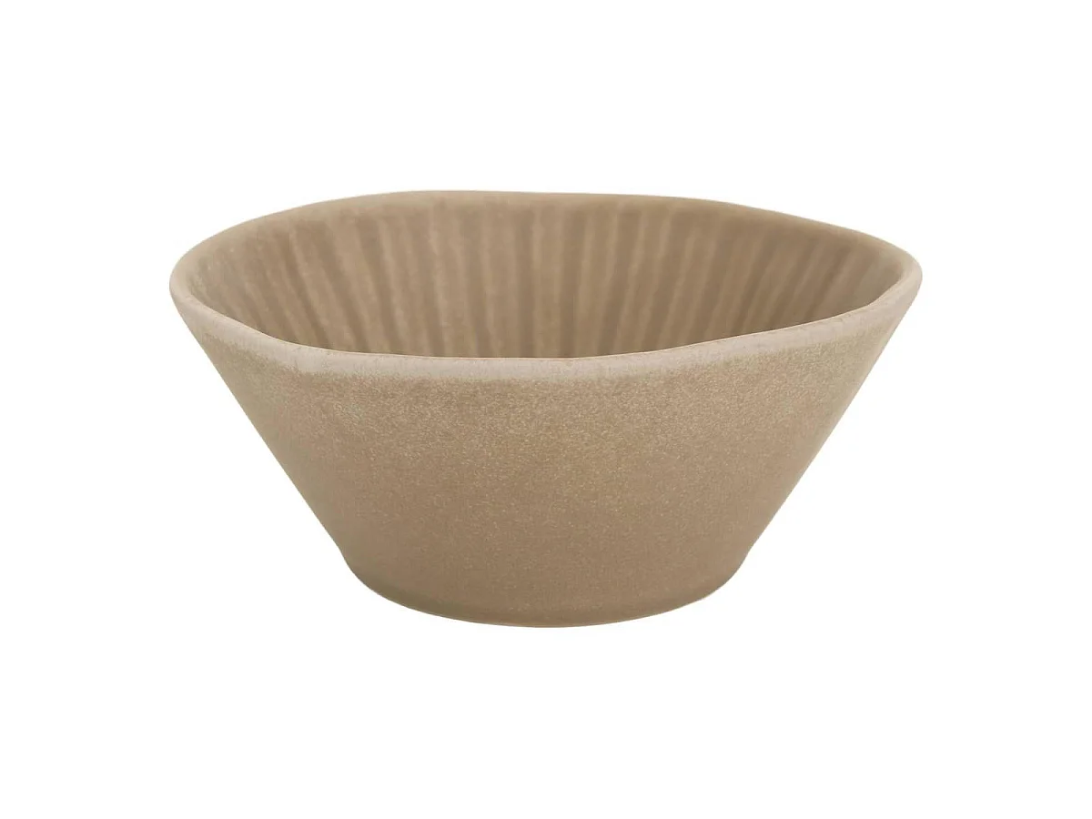 Lot de 6 Coupelles en Faïence "Nyero" 14cm Beige