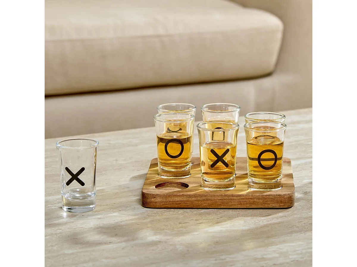 Coffret Shooter 10 Pièces "Jules" 16cm Transparent