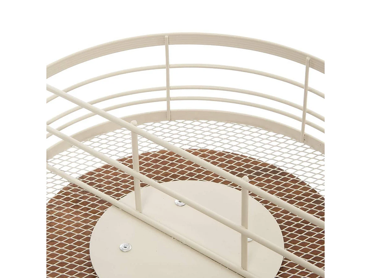 Plateau Tournant en Métal "Telma" 27cm Argile
