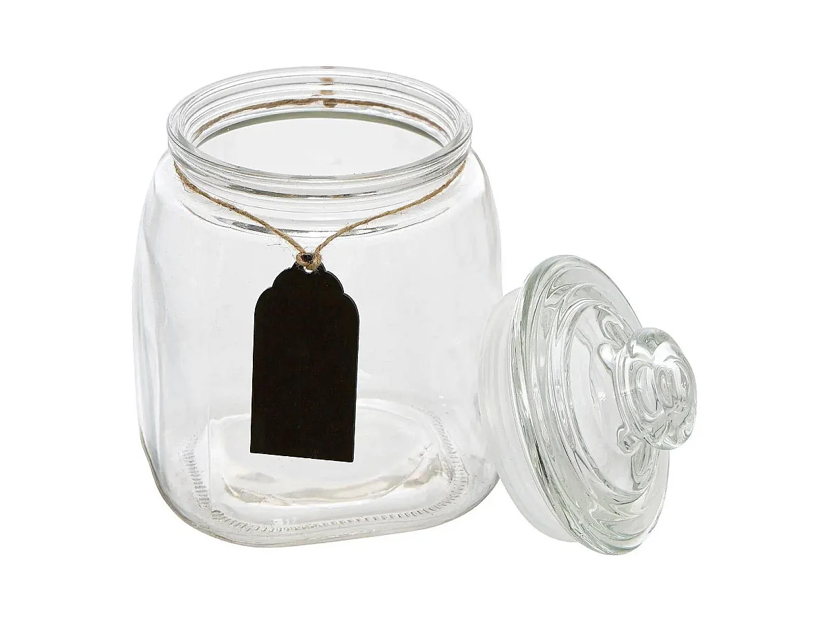 Bonbonnière en Verre "Bonby" 15cm Transparent