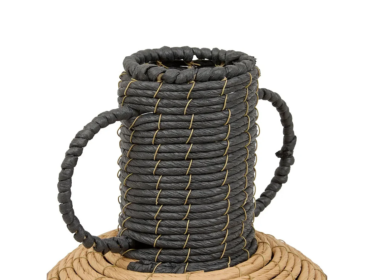 Vase Déco Avec Anses "Wonj" 35cm Multicolore