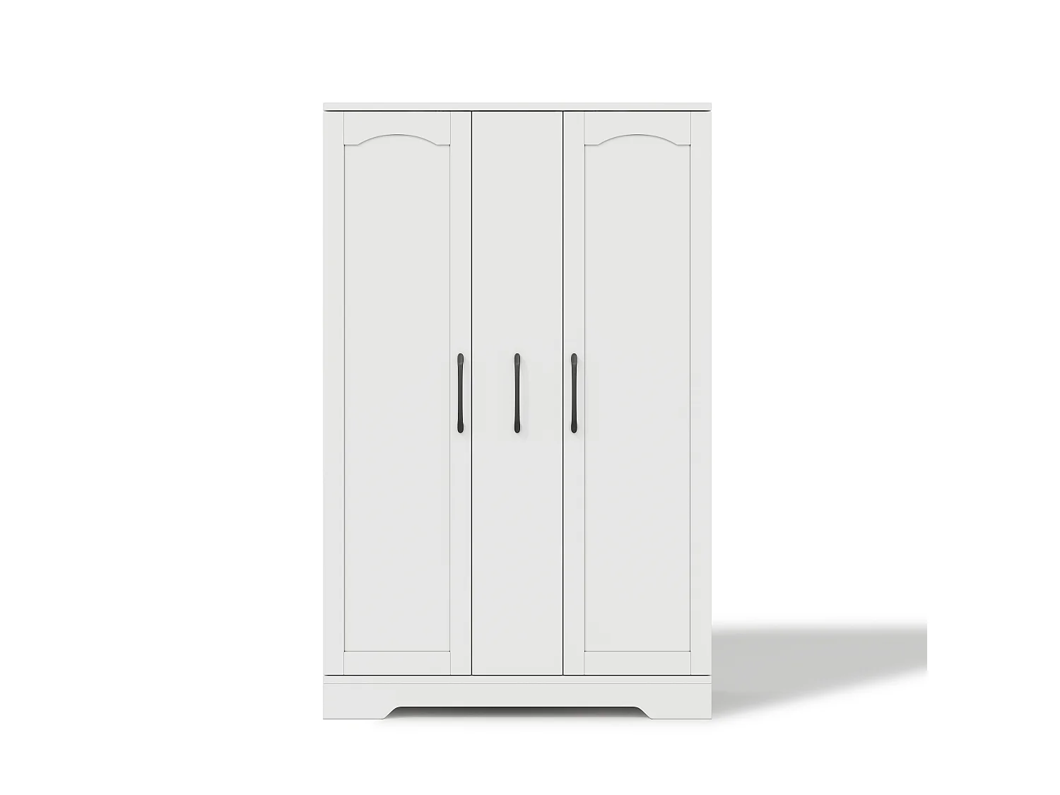 Kitchen sideboard with spice rack, 2 doors and 4-tier sliding storage - MDF - 78 x 35 x 120 cm - White