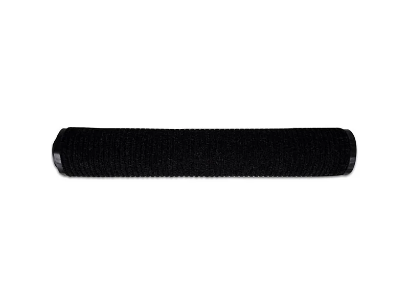 Tappeto per porta antiscivolo in PVC nero 117x220 cm - Resistente e Facile da Pulire