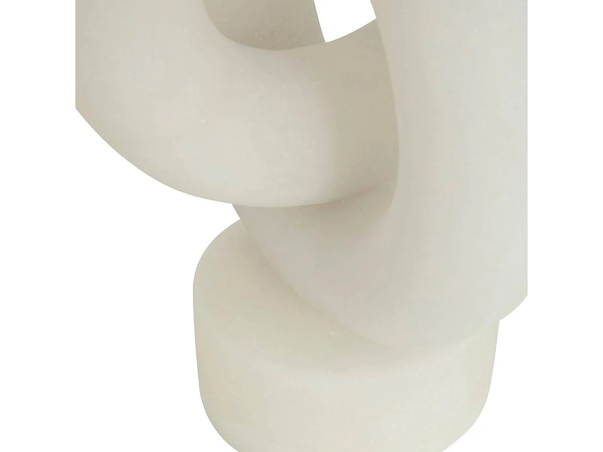Déco à Poser en Résine "Louan" 30cm Blanc