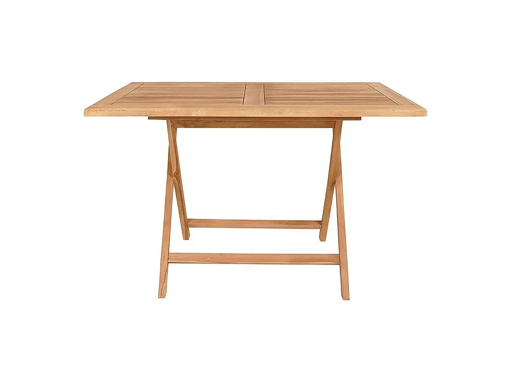 Table d'extérieur en teck 120 cm TANETE
