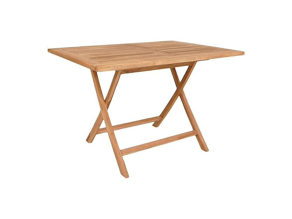 Table d'extérieur en teck 120 cm TANETE