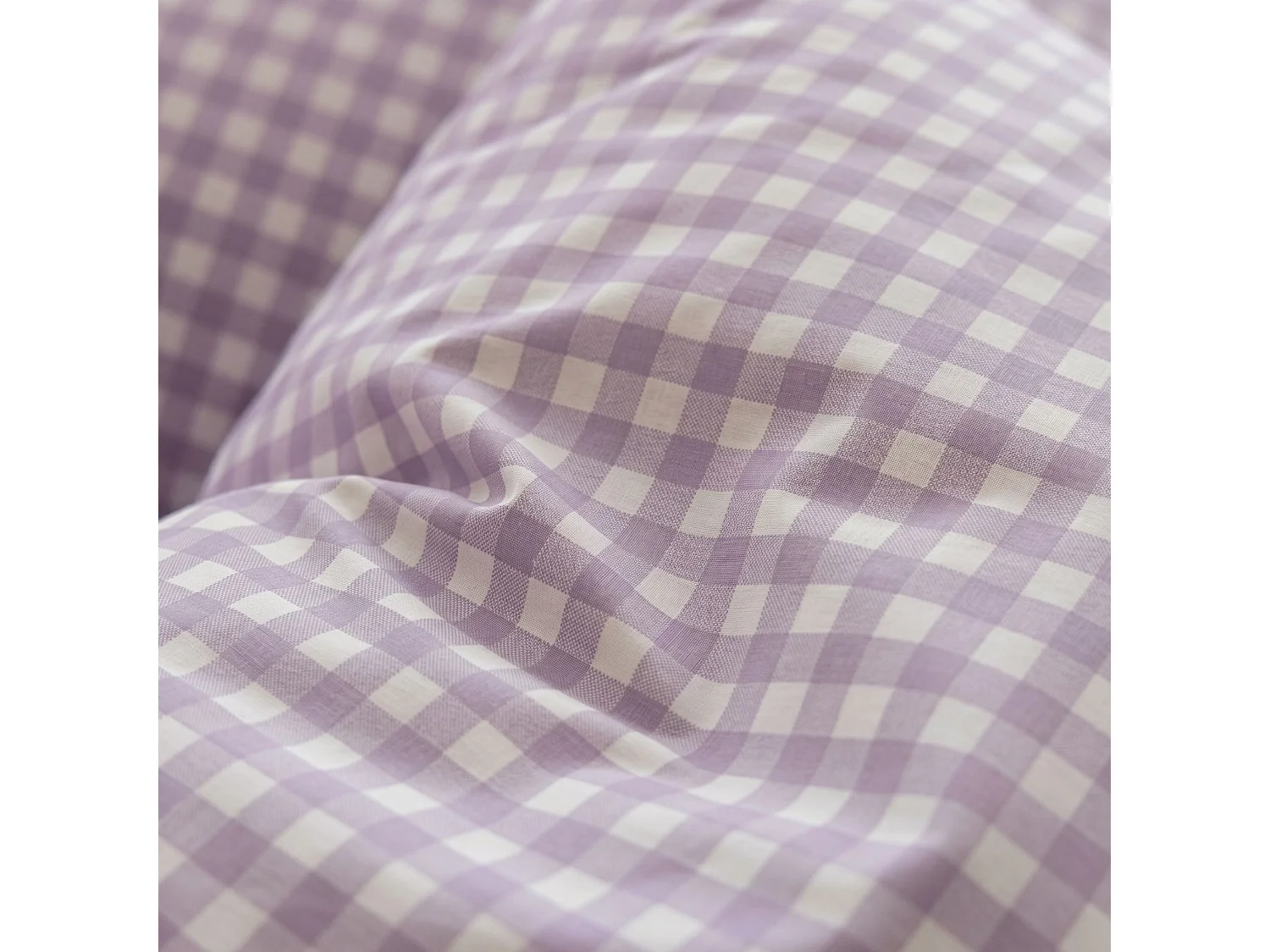 Parure de lit Vichy 140x200 Lilas