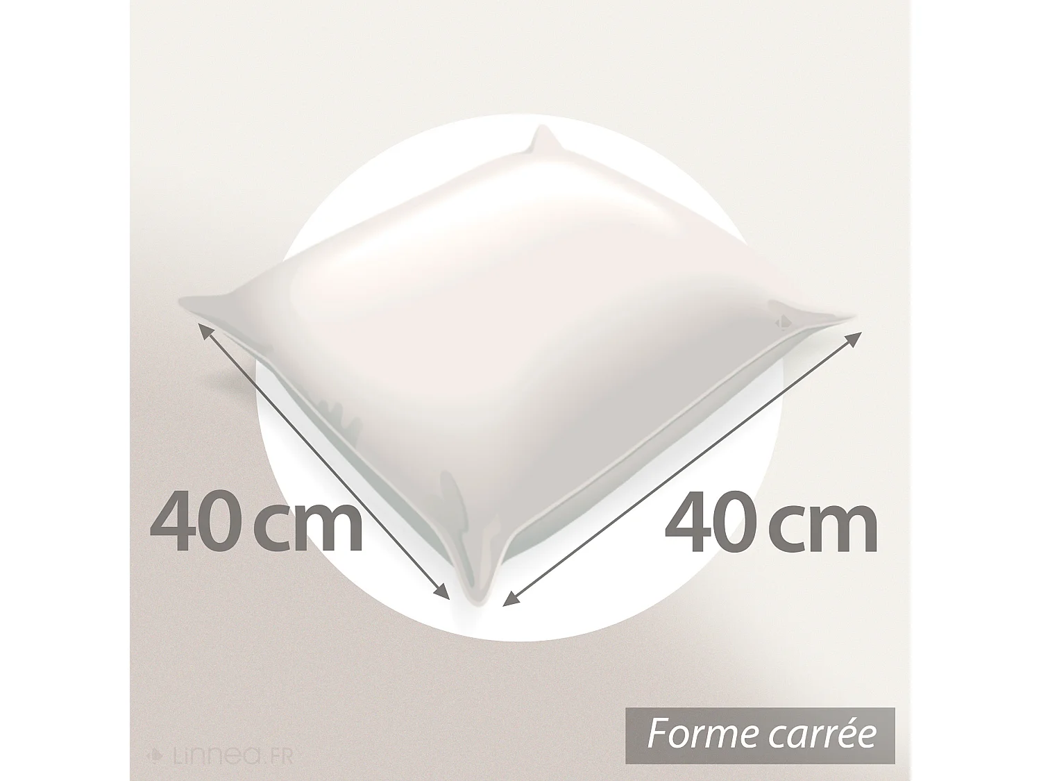 Coussin 40x40 cm double gaze de coton et sherpa GAZE & SHERPA rose pêche