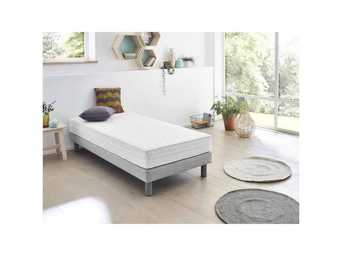 Matelas DORMIPUR mémoire de forme 90 x 200 cm - 16 cm d'épaisseur - Housse déhoussable et lavable en machine