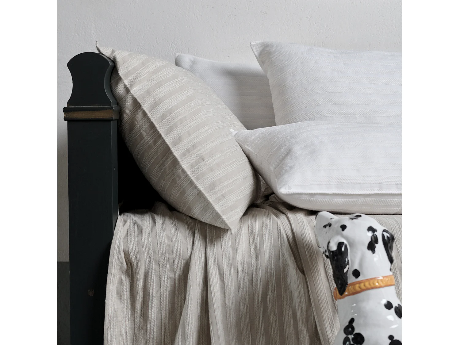 Housse de coussin en coton 40x60 cm cm SILOE vert Kaki