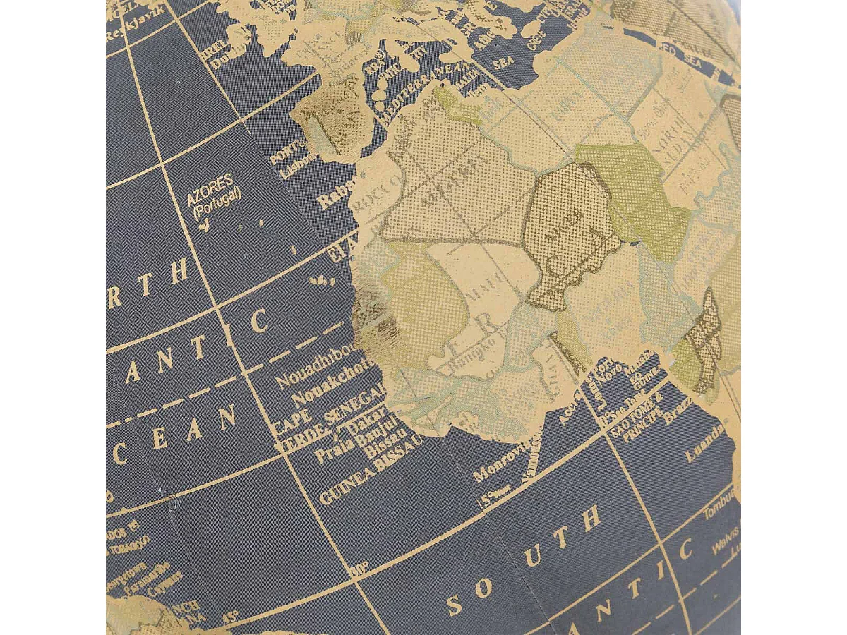 Globe Terrestre Déco "Afonso" 22cm Multicolore