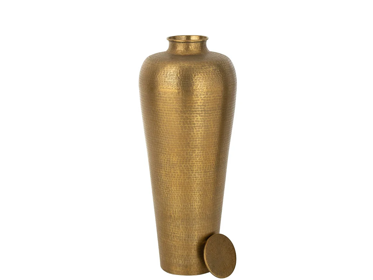 Vase Déco en Métal "Floor" 101cm Doré