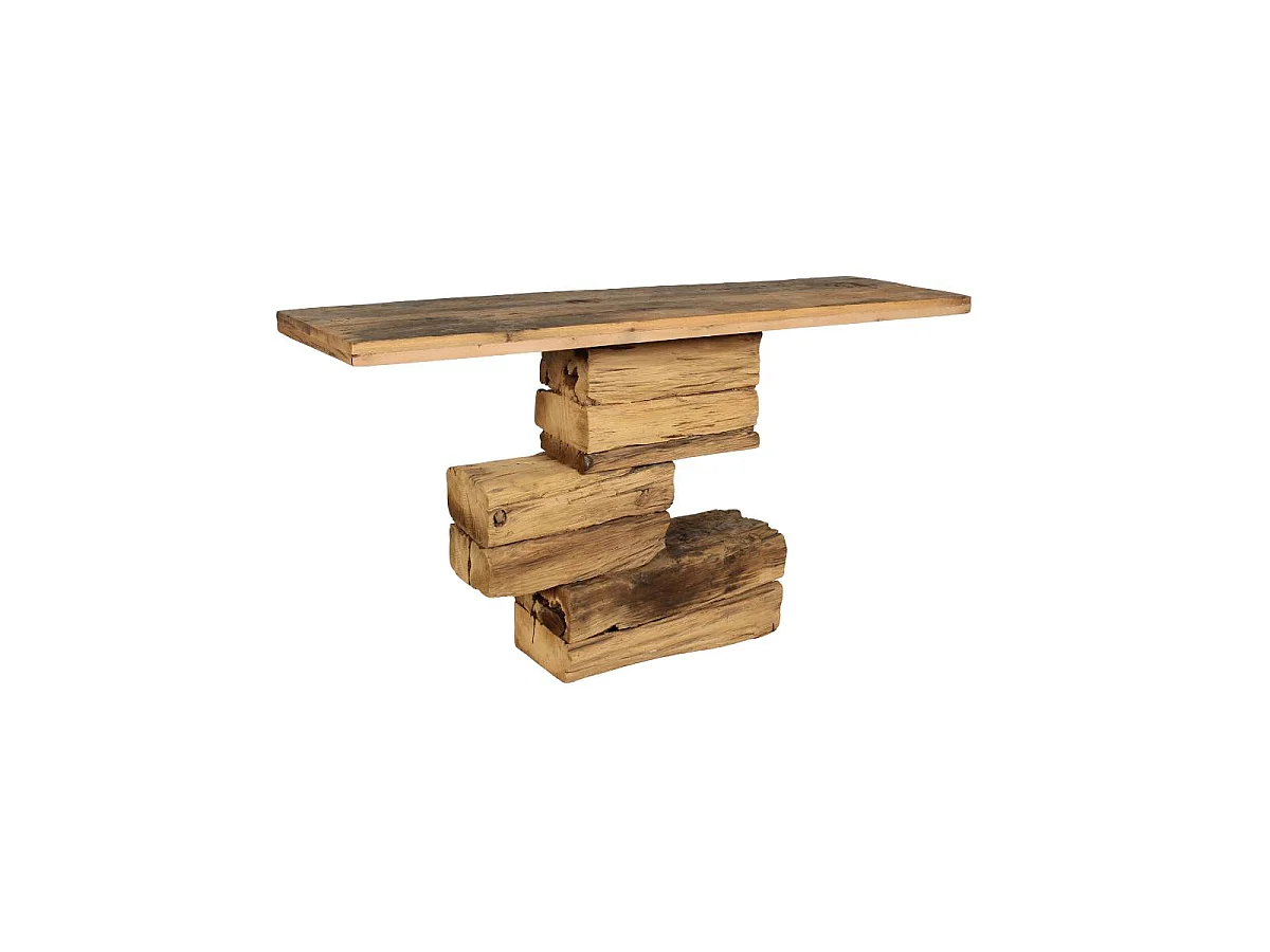 Console en bois recyclé Barry