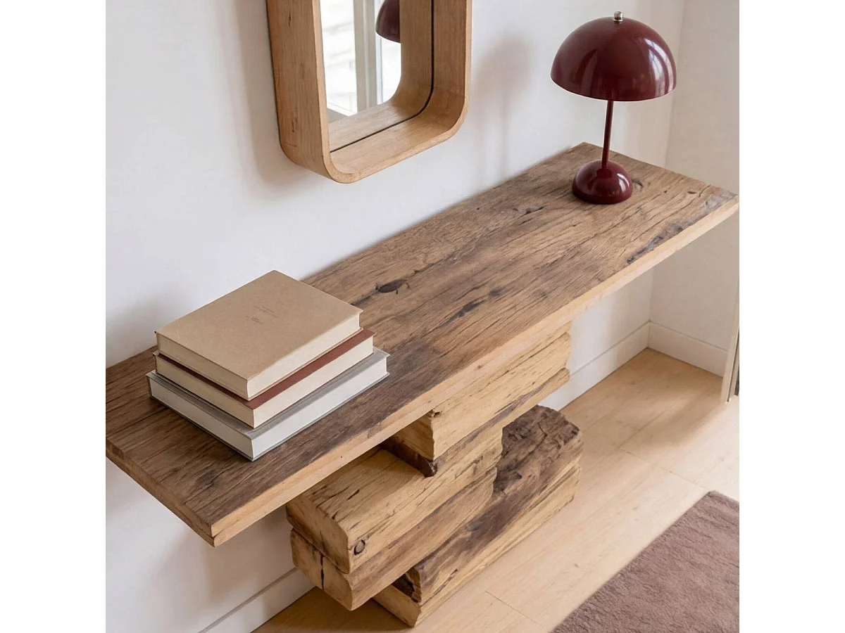 Console en bois recyclé Barry
